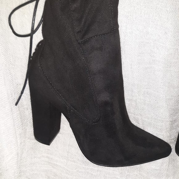 ((Listing#168)) Shoedazzle Knee Boot - Picture 6 of 16
